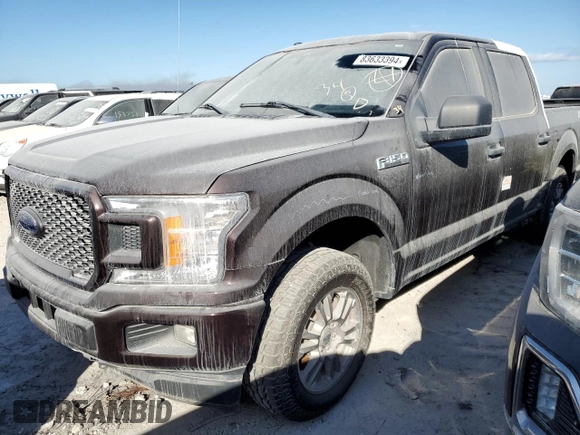 2019 Ford F-150 XL with VIN 1FTEW1CP7KKC35358, listed as a Copart auction lot 83633394 with 31,750 mi miles and Non Repairable. Bid and sale history available at carsss.com. Image 1.