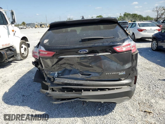 2020 Ford Edge Titanium with VIN 2FMPK4K92LBB00854, listed as a Copart auction lot 54540835 with 29,779 mi miles and Salvage Title. Bid and sale history available at carsss.com. Image 6.