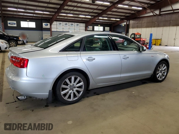 2013 Audi A6 Premium Plus with VIN WAUGGAFC8DN034033, listed as a Copart auction lot 55471895 with 136,840 mi miles and Salvage title. Bid and sale history available at DreamBid. Image 3.