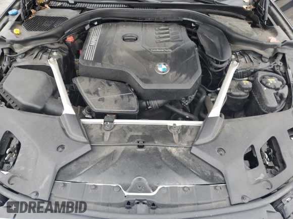 2021 BMW 5 Series 530i xDrive with VIN WBA13BJ01MCF08682, listed as a Copart auction lot 85048744 with 42,550 mi miles and Salvage title. Bid and sale history available at DreamBid. Image 11.