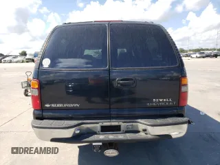 2001 Chevrolet Suburban LS with VIN 3GNEC16T01G227827, listed as a Copart auction lot 72776434 with 0 mi miles and Salvage Title. Bid and sale history available at carsss.com. Image 6.