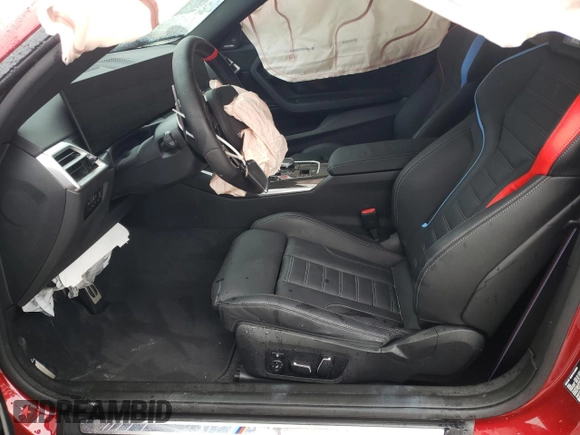 2025 BMW M2 with VIN 3MF23DM08S8F02990, listed as a Copart auction lot 46709765 with 4,373 mi miles and Salvage Title. Bid and sale history available at carsss.com. Image 7.