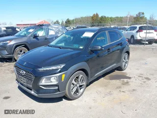 2018 Hyundai Kona Ultimate with VIN KM8K5CA50JU118013, listed as a IAAI auction lot 41863926 with 138,772 mi miles. Bid and sale history available at carsss.com. Image 2.