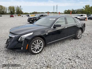2017 Cadillac CT6 Luxury AWD with VIN 1G6KD5RS3HU163957, listed as a Copart auction lot 74380684 with 57,418 mi miles and Salvage Title. Bid and sale history available at carsss.com. Image 1.