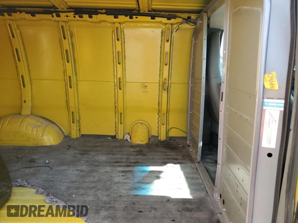 2019 Chevrolet Express Cargo with VIN 1GCWGAFP7K1235413, listed as a Copart auction lot 73735724 with Not provided miles and Salvage title. Bid and sale history available at DreamBid. Image 10.