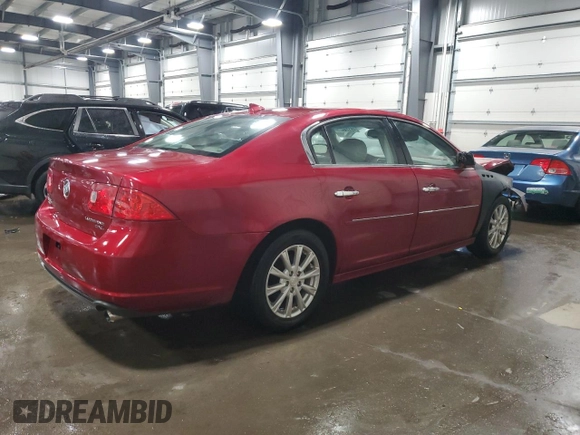 2011 Buick Lucerne CXL with VIN 1G4HC5EM2BU150539, listed as a Copart auction lot 45174425 with 127,916 mi miles and Salvage Title. Bid and sale history available at carsss.com. Image 3.