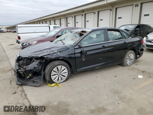 2019 Volkswagen Jetta S with VIN 3VWC57BU5KM170360, listed as a Copart auction lot 47545095 with 113,582 mi miles and Salvage title. Bid and sale history available at DreamBid. Image 1.