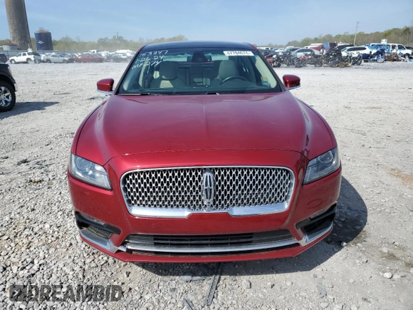 2017 Lincoln Continental Reserve with VIN 1LN6L9NC8H5623482, listed as a Copart auction lot 47784674 with 33,736 mi miles and Salvage Title. Bid and sale history available at carsss.com. Image 5.