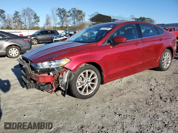 2017 Ford Fusion SE with VIN 3FA6P0HD4HR309338, listed as a Copart auction lot 79742894 with 36,851 mi miles and Clean Title. Bid and sale history available at DreamBid. Image 1.