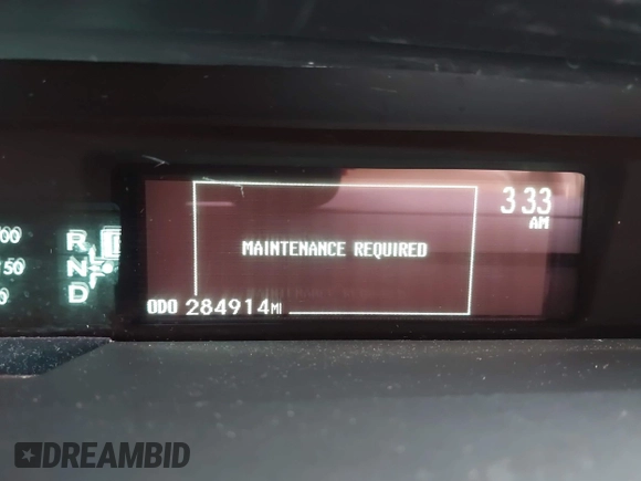 2013 Toyota Prius One z VIN JTDKN3DU9D1683891, wystawiony jako IAAI lot #42458187 z przebiegiem 284 914 mil mil oraz . Historia ofert i sprzedaży dostępna na DreamBid. Obrazek 15.