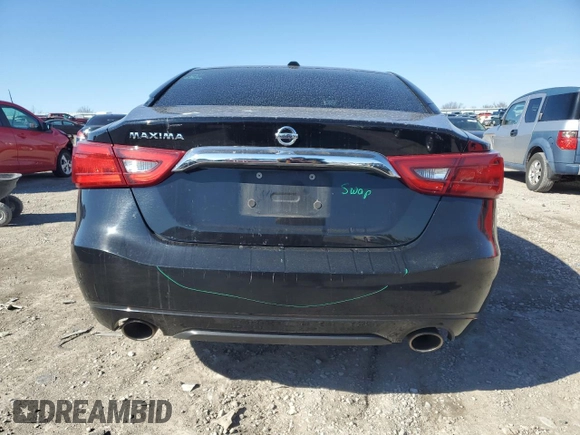 2017 Nissan Maxima SV with VIN 1N4AA6AP8HC429404, listed as a Copart auction lot 46863905 with 84,608 mi miles and Salvage Title. Bid and sale history available at DreamBid. Image 6.