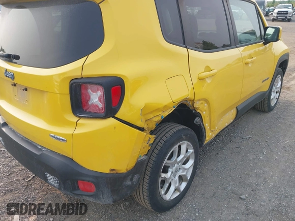 2017 Jeep Renegade Altitude with VIN ZACCJBBB6HPE96724, listed as a IAAI auction lot 42399816 with 66,912 mi miles and . Bid and sale history available at DreamBid. Image 17.