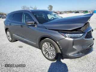 2022 Acura MDX w/Advance Package with VIN 5J8YE1H81NL047890, listed as a Copart auction lot 46604415 with 52,117 mi miles and Salvage Title. Bid and sale history available at carsss.com. Image 4.