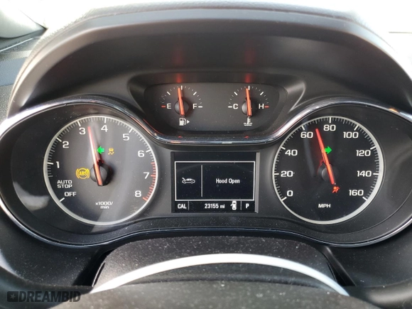 2019 Chevrolet Cruze Premier with VIN 1G1BF5SM8K7127201, listed as a Copart auction lot 87017734 with 23,155 mi miles and Salvage Title. Bid and sale history available at carsss.com. Image 9.