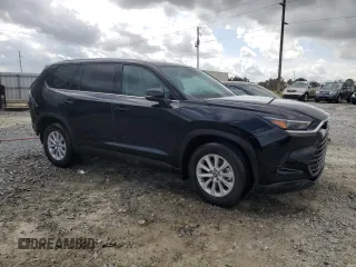 2024 Toyota Grand Highlander XLE with VIN 5TDAAAA57RS016059, listed as a Copart auction lot 47611935 with 19,444 mi miles and Salvage Title. Bid and sale history available at carsss.com. Image 4.
