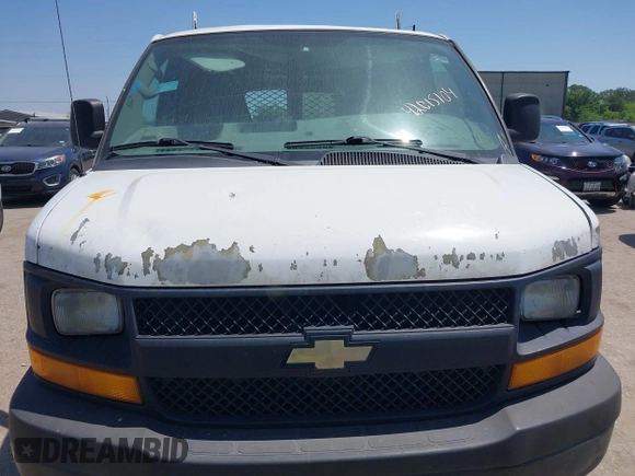 2011 Chevrolet Express Cargo Van with VIN 1GCZGUCGXB1114930, listed as a IAAI auction lot 42015104 with 364,789 mi miles. Bid and sale history available at carsss.com. Image 12.