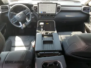 2023 Toyota Tundra Limited Hybrid with VIN 5TFJC5DB1PX028931, listed as a Copart auction lot 71593354 with 21,887 mi miles and Salvage title. Bid and sale history available at DreamBid. Image 8.