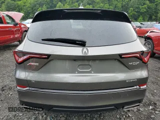 2024 Acura MDX w/A-Spec Package with VIN 5J8YE1H02RL019581, listed as a Copart auction lot 61801205 with 45,297 mi miles and Salvage title. Bid and sale history available at DreamBid. Image 6.