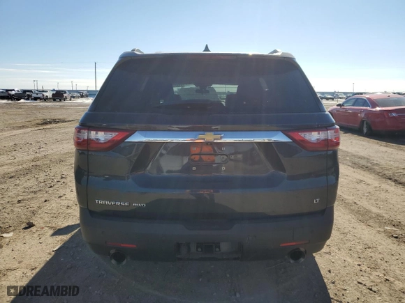 2020 Chevrolet Traverse LT Leather with VIN 1GNEVHKW7LJ100271, listed as a Copart auction lot 88005255 with 53,682 mi miles and Salvage Title. Bid and sale history available at carsss.com. Image 6.