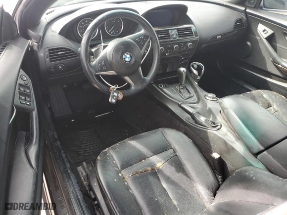 2007 BMW 6 Series 650i with VIN WBAEK135X7CN83938, listed as a Copart auction lot 74963784 with 0 mi miles and Non Repairable. Bid and sale history available at carsss.com. Image 8.