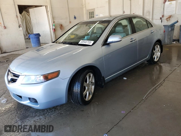 2004 Acura TSX with VIN JH4CL96864C040401, listed as a Copart auction lot 50940755 with 180,522 mi miles and Salvage Title. Bid and sale history available at carsss.com. Image 1.
