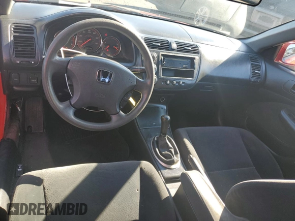 2003 Honda Civic LX with VIN 1HGEM21513L052399, listed as a Copart auction lot 77002124 with 158,029 mi miles and Salvage Title. Bid and sale history available at DreamBid. Image 8.