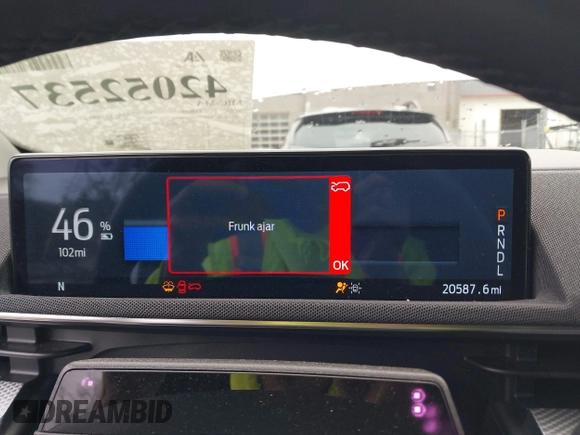 2022 Ford Mustang Mach-E California Route 1 z VIN 3FMTK2SU9NMA58241, wystawiony jako IAAI lot #42052537 z przebiegiem 20 587 mil mil oraz . Historia ofert i sprzedaży dostępna na DreamBid. Obrazek 7.