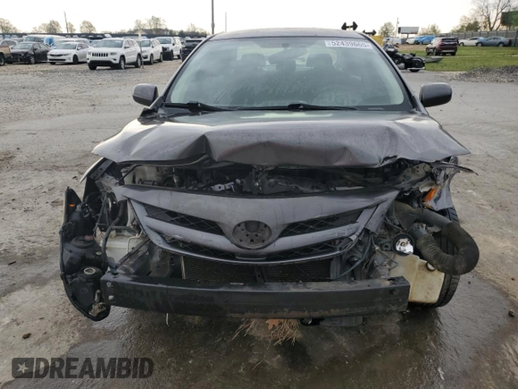 2011 Toyota Corolla L with VIN JTDBU4EE4B9136249, listed as a Copart auction lot 52439665 with 0 mi miles and Salvage Title. Bid and sale history available at carsss.com. Image 5.