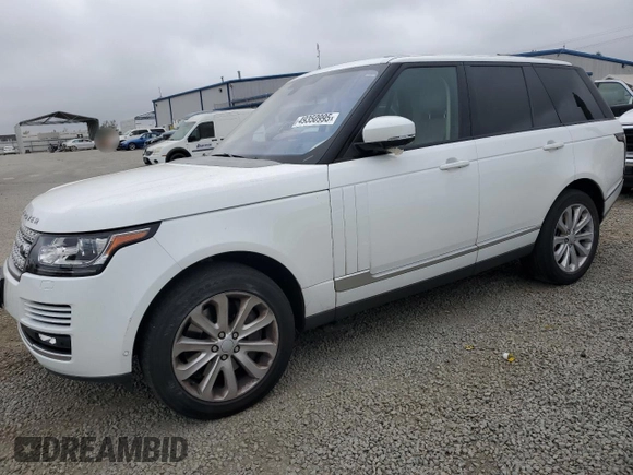 2016 Land Rover Range Rover HSE with VIN SALGS2PF6GA314750, listed as a Copart auction lot 49350995 with 102,420 mi miles and Clean title. Bid and sale history available at DreamBid. Image 1.