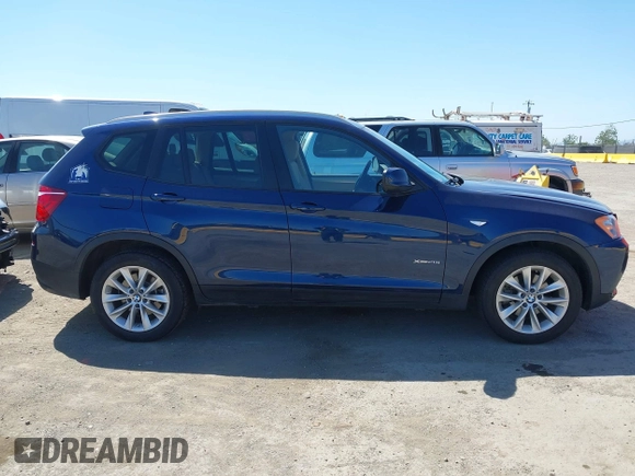 2014 BMW X3 xDrive28i with VIN 5UXWX9C5XE0D33090, listed as a IAAI auction lot 41932561 with 42,783 mi miles and . Bid and sale history available at DreamBid. Image 13.