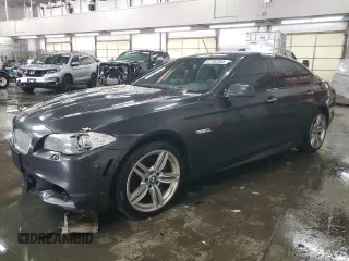 2013 BMW 5 Series 550i xDrive with VIN WBAFU9C59DDY70691, listed as a Copart auction lot 87702305 with 225,677 mi miles and Salvage Title. Bid and sale history available at carsss.com. Image 1.