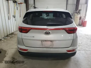 2018 Kia Sportage LX with VIN KNDPM3AC4J7375184, listed as a Copart auction lot 62231484 with 124,179 mi miles and Salvage Title. Bid and sale history available at carsss.com. Image 6.