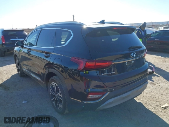 2019 Hyundai Santa Fe Ultimate with VIN 5NMS53AA1KH119486, listed as a IAAI auction lot 41386756 with 53,343 mi miles. Bid and sale history available at carsss.com. Image 3.