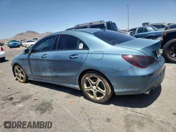 2014 Mercedes-Benz CLA 250 with VIN WDDSJ4EB9EN046062, listed as a Copart auction lot 60995735 with 90,277 mi miles and Clean title. Bid and sale history available at DreamBid. Image 2.