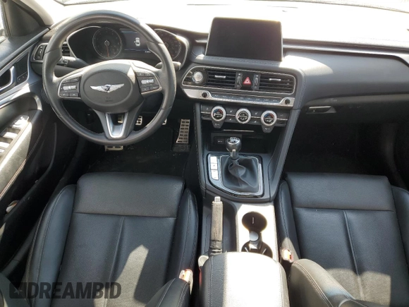 2019 Genesis G70 2.0T Sport with VIN KMTG24LA8KU032387, listed as a Copart auction lot 70257244 with 63,308 mi miles and Salvage Title. Bid and sale history available at carsss.com. Image 8.