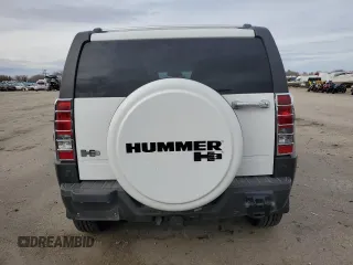 2009 Hummer H3 SUV Luxury with VIN 5GTEN13E298106011, listed as a Copart auction lot 77596674 with 143,356 mi miles and Salvage Title. Bid and sale history available at carsss.com. Image 6.