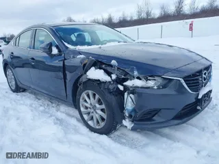 2015 Mazda Mazda6 i Sport with VIN JM1GJ1U6XF1175925, listed as a IAAI auction lot 41704201 with 115,404 mi miles. Bid and sale history available at carsss.com. Image 1.