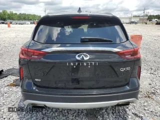 2019 Infiniti QX50 Essential with VIN 3PCAJ5M33KF116266, listed as a Copart auction lot 59537885 with 88,660 mi miles and Salvage title. Bid and sale history available at DreamBid. Image 6.