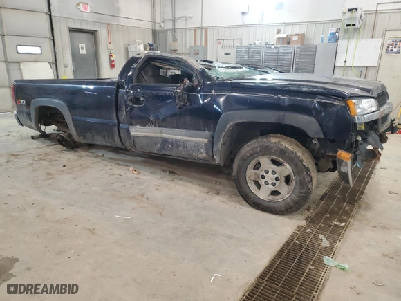 2005 Chevrolet Silverado 1500 Z71 with VIN 1GCEK14T45Z141604, listed as a Copart auction lot 44454935 with 0 mi miles and Non Repairable. Bid and sale history available at carsss.com. Image 4.
