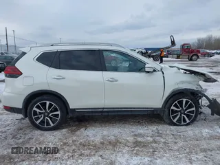 2019 Nissan Rogue SL with VIN 5N1AT2MV4KC815652, listed as a IAAI auction lot 41335282 with 47,340 mi miles. Bid and sale history available at carsss.com. Image 12.