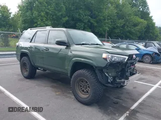 2022 Toyota 4Runner TRD Off Road with VIN JTEPU5JR5N6036229, listed as a IAAI auction lot 42638473 with 41,225 mi miles and . Bid and sale history available at DreamBid. Image 1.