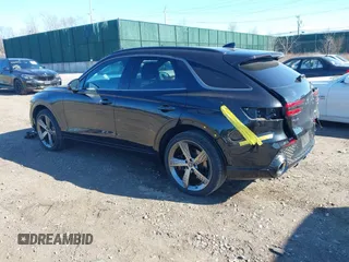 2023 Genesis GV70 2.5T with VIN KMUMADTB4PU102310, listed as a IAAI auction lot 41897322 with 7,871 mi miles and . Bid and sale history available at DreamBid. Image 3.