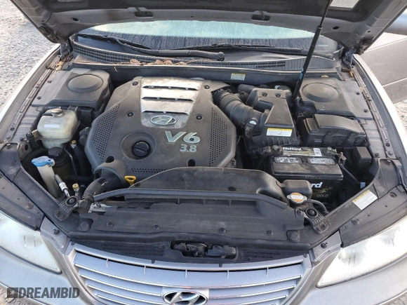 2006 Hyundai Azera SE with VIN KMHFC46F26A133300, listed as a Copart auction lot 74730624 with 100,963 mi miles and Salvage Title. Bid and sale history available at carsss.com. Image 13.