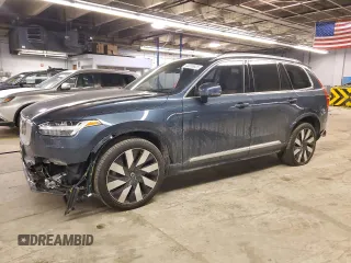 2023 Volvo XC90 Ultimate Bright Theme with VIN YV4H60CA3P1982808, listed as a Copart auction lot 43246825 with 23,727 mi miles and Salvage title. Bid and sale history available at DreamBid. Image 1.
