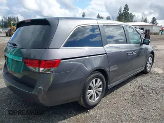 2015 Honda Odyssey EX z VIN 5FNRL5H49FB025993, wystawiony jako IAAI lot #42316946 z przebiegiem 47 694 mil mil oraz . Historia ofert i sprzedaży dostępna na DreamBid. Obrazek 4.