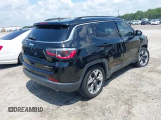 2018 Jeep Compass Limited with VIN 3C4NJDCBXJT332524, listed as a IAAI auction lot 42618421 with 61,854 mi miles and . Bid and sale history available at DreamBid. Image 4.