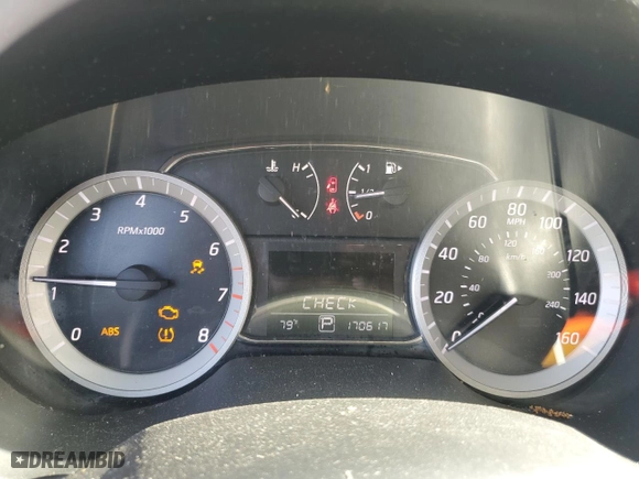 2013 Nissan Sentra SV with VIN 3N1AB7AP4DL706872, listed as a Copart auction lot 54340135 with 170,617 mi miles and Clean Title. Bid and sale history available at carsss.com. Image 9.
