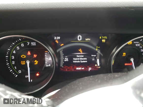 2021 Jeep Wrangler Unlimited Sahara с VIN 1C4JJXP61MW868399, выставлен на аукционе Copart как лот 49039445 с пробегом 35 387 миль миль и На запчасти • Non repairable. История ставок и продаж доступна на DreamBid. Изображение 9.