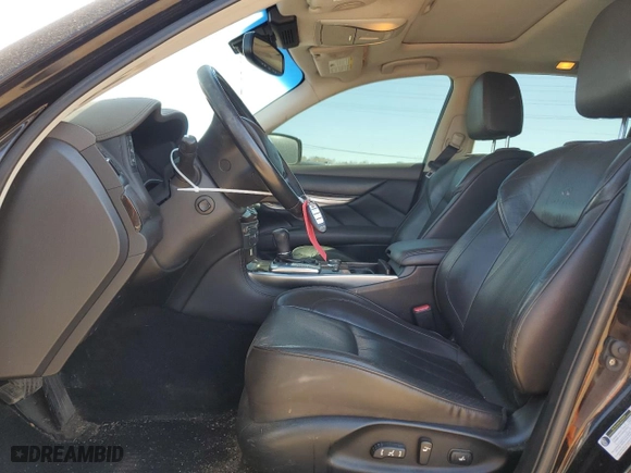 2012 Infiniti M56 with VIN JN1AY1AR2CM580254, listed as a Copart auction lot 48594185 with NaN miles and Salvage Title. Bid and sale history available at carsss.com. Image 7.
