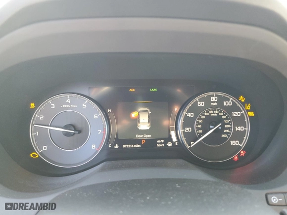 2019 Acura RDX w/Technology Pkg with VIN 5J8TC2H55KL011658, listed as a Copart auction lot 43474495 with 73,211 mi miles and Salvage Title. Bid and sale history available at carsss.com. Image 9.
